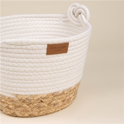 Корзины для хранения SL Home, плетёные, ручной работы, 3 шт., 24×21×17 см, 30×25×22 см, 35×30×27 см