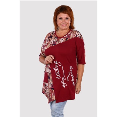 Марчелла - туника бордо