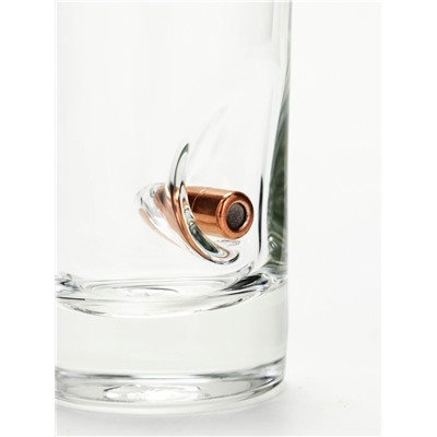 Подарочный набор «Настоящий мужик», стопки непробиваемые с пулей 2 шт.×50 мл, фляжка 240 мл.