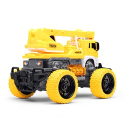Машина "МегаКран" 1:16 (свет, звук) в коробке (цвет желтый)