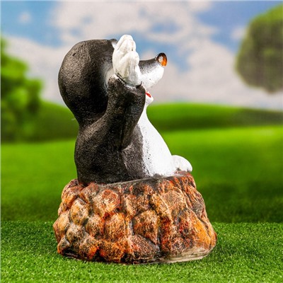 Садовая фигура из гипса «Крот в норке», 30×25×25 см