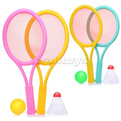 Набор игровых ракеток (2 ракетки, волан, мяч)