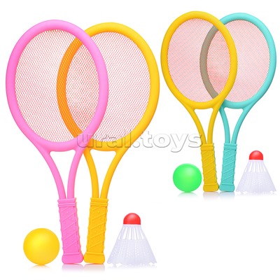 Набор игровых ракеток (2 ракетки, волан, мяч)