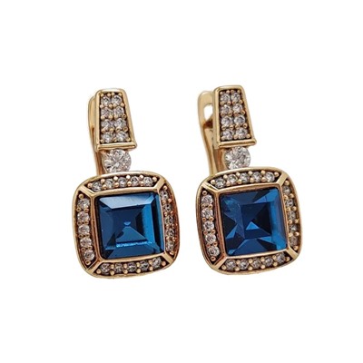 Серьги с кристаллами Swarovski