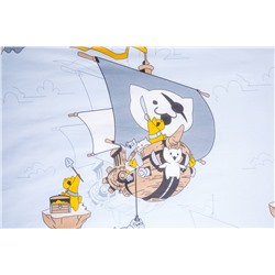 КПБ Коты-Пираты поплин 1,5 сп.