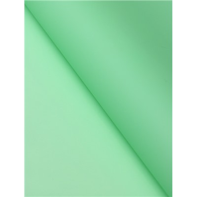Пленка матовая для цветов и букетов, зеленая мята, 0.58×10 м