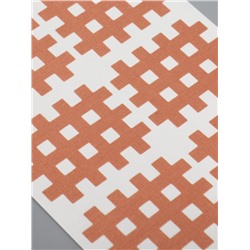 Тейп для лица, набор, 6 листов, бежевый