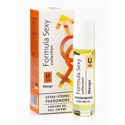 Парфюмерное масло женское с феромонами Formula Sexy Collection Mango U119, 8 мл (по мотивам Mango Skin (Vilhelm Parfumerie)