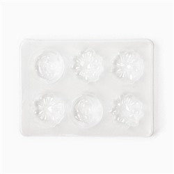 Аромасаше своими руками. Набор для создания ароматической фигурки из соевого воска «Цветы с блестками»