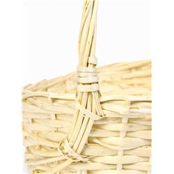 Корзина плетёная для хранения Liana, с ручкой, бежевая, набор 3 шт.