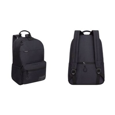 Рюкзак молодежный (М/Ж)  черный - черный 28х41х18 см 16л RQL-518-1/3 GRIZZLY