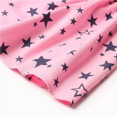 Платье детское KAFTAN «Звезды», размер 28 (86-92 см), розовое