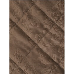 Набор покрывало и чехлы на подушку - Кристалл, цвет коричневый