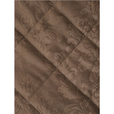 Набор покрывало и чехлы на подушку - Кристалл, цвет коричневый