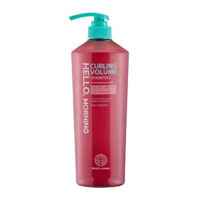 Hello Morning Шампунь для волос для придания объема 600мл Curling Volume Shampoo