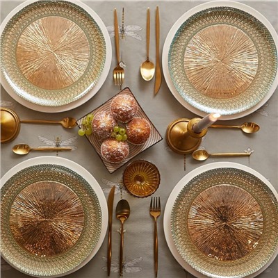 Скатерть «Этель» Vintage collection 149×110 см, 100% хлопок, саржа 190 г/м²