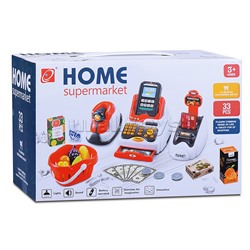 Игровой набор "Касса" (с набором продуктов) в коробке