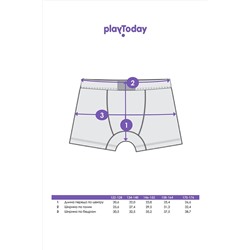 Трусы, 2 шт. PLAYTODAY, 1023312