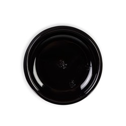 Кашпо - бонсайница «Мира», круглое, 18×18×7 см, чёрное