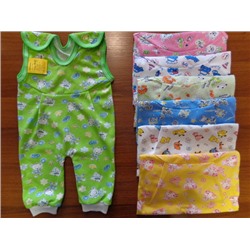 Ползунки цветные на кокетке (кулирка)