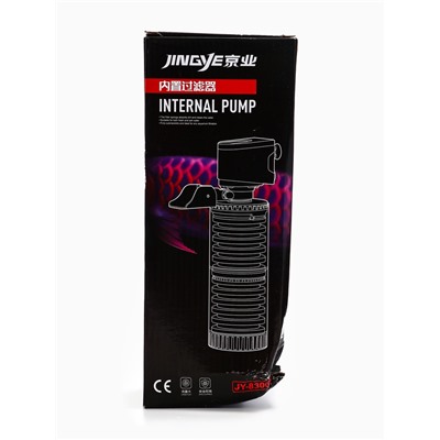 УЦЕНКА Фильтр внутренний JINGYE JY-8300F, двухсекционный, 800 л/ч, 20 Вт