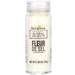 McCormick Gourmet Global Selects, Fleur De Sel From Guerande, 2.64 oz (74 g)