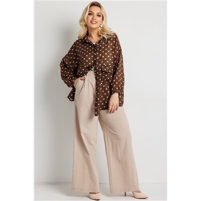Блузка женская  9609/01/Коричневый