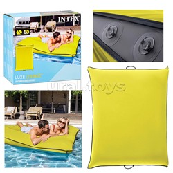 Надувной матрас «Люкс Лаунж» 198*157см, съемный чехол, боковые ручки, 56794EU, INTEX