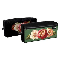Пенал-косметичка 210х100х50 мм квадро "Фолк-мотивы" с двумя отделениями 64959 ErichKrause