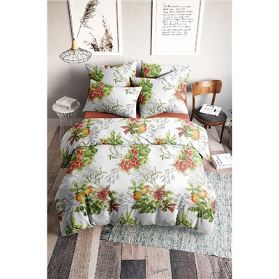 КПБ Новогодний букет поплин (простыня на резинке) НАТАЛИ, 874786