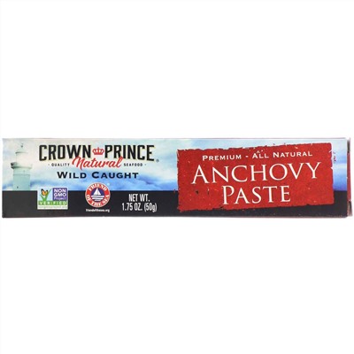 Crown Prince Natural, Паста из анчоусов, 1,75 унции (50 г)