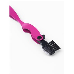 Щёточка с пинцетом и бритвой для бровей и ресниц, 3в1, 10.5 см, МИКС