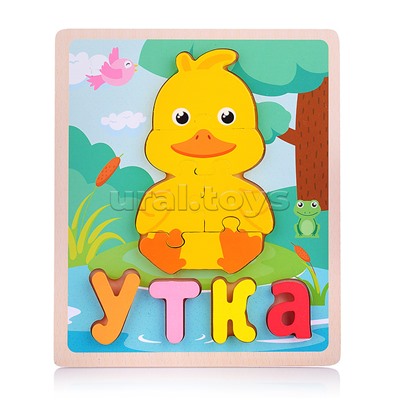 Пазл-вкладыш "Утка"