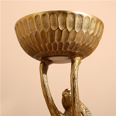Конфетница «Кролик», 24×24×54 см, алюминий