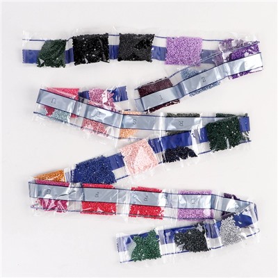 Алмазная вышивка полное заполнение «Астры», на раме, 40×50 см