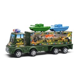 Автовоз "Военные танки" под колпаком