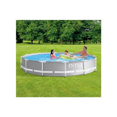 УЦЕНКА Бассейн каркасный Prism Frame, 366×76 см, от 6 лет, круглый, 26710NP INTEX