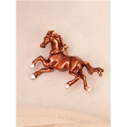 Брошь Лошадь Символ года 2026 / 2519-45 /уп 24/