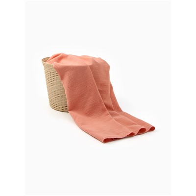 Пелёнка муслиновая Крошка Я «Peach», 135×100 см, двухслойная, 100 % хлопок