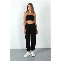 Брюки джоггеры женские ДЖ-001 (Черный)