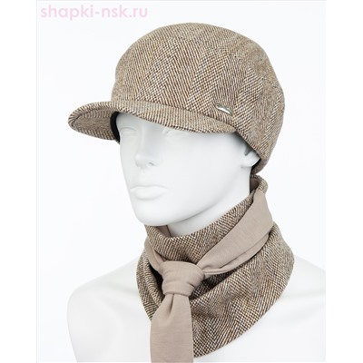 Аюна Комплект женский флис (бейсболка+бактус) (57-59)