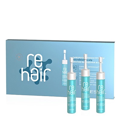 ЭстельreHair Сыворотка-реконструктор Microbiom scalp против выпадения волос 7*10 мл