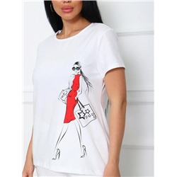 Футболка "Ледис" (Белый)