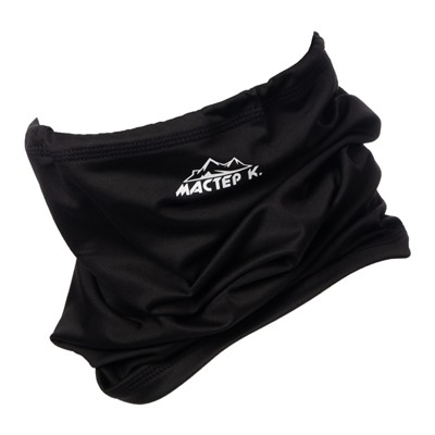 Бафф спортивный «Мастер К» для защиты от ветра и пыли, мужской, чёрный