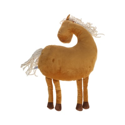 Мягкая игрушка - подушка «Конь Даниэль», рыжий, 40 см