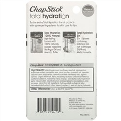 Chapstick, Total Hydration, бальзам для губ, «Эвкалипт и мята», 3,5 г