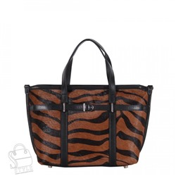 Сумка женская кожаная 3626VG zebra Vitelli Grassi