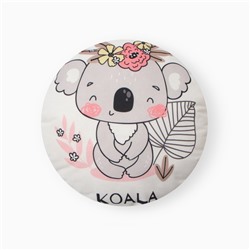 Подушка декоративная «Этель. Коала», d=30 см, велюр