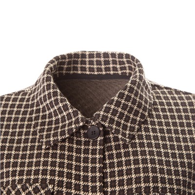 Рубашка с карманами женская Mark Formelle, бежевая, чёрная, размер 44