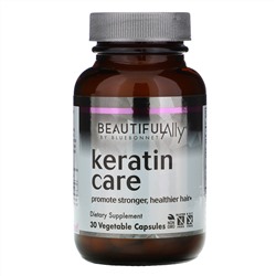 Bluebonnet Nutrition, Прекрасный союзник, кератиновый уход, 30 вегетарианских капсул